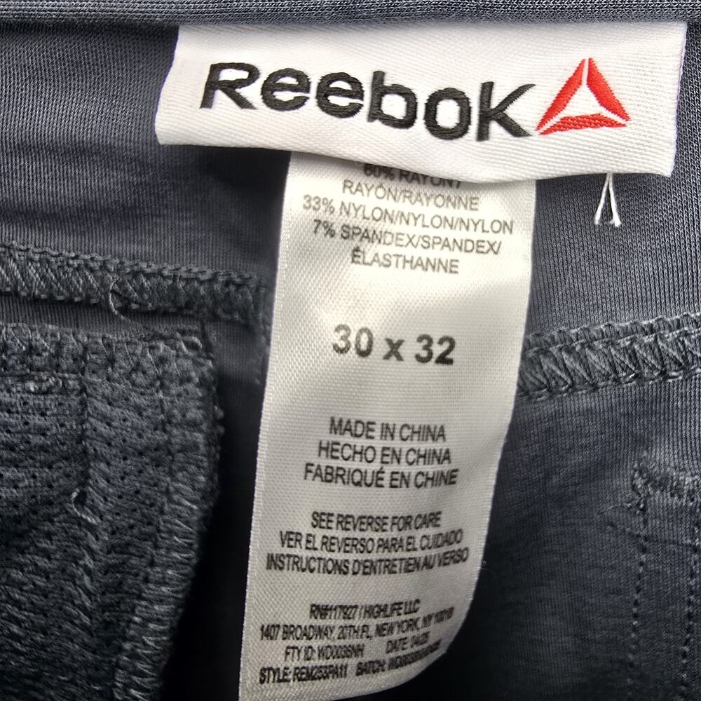 Reebok Tapered Pants NWT Men's Size 30x32 Navy Blue NEW - Picture 6 of 10